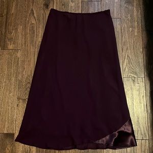 Vintage purple midi skirt